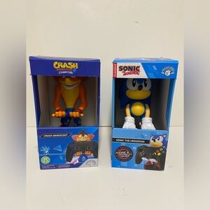 🎁SONIC & Crash Bandicoot 4 -Phone & Gaming Controller Holder lot of 2 NEW!